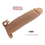 PRETTY LOVE - XERXES FUNDA PARA PENE CON ESTIMULADOR DE CLÍTORIS Y VIBRACIÓN
