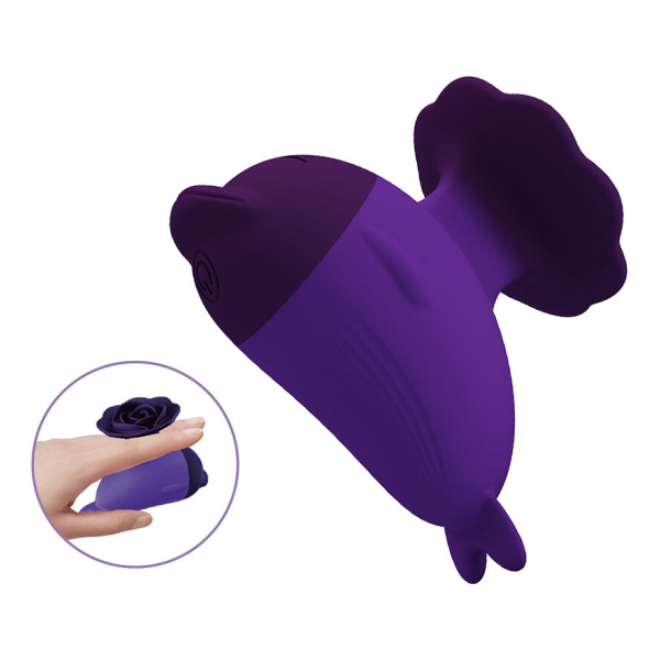 PRETTY LOVE - DOLPHIN MINI VIBRADOR CON SUJECIÓN
