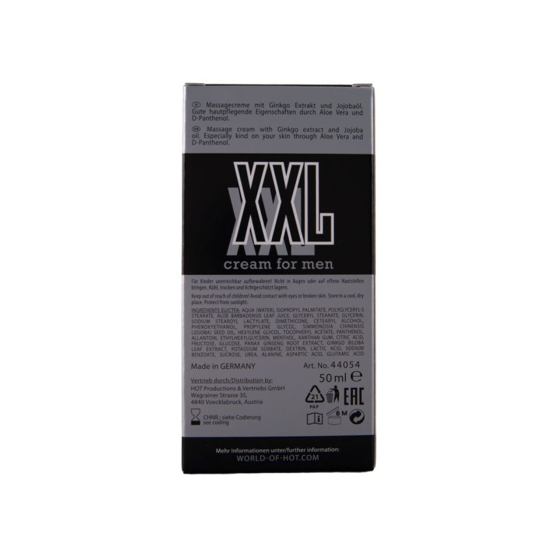 HOT - XXL CREME FÜR MÄNNER 50 ML - Erektionssteigerung | Vybes.it