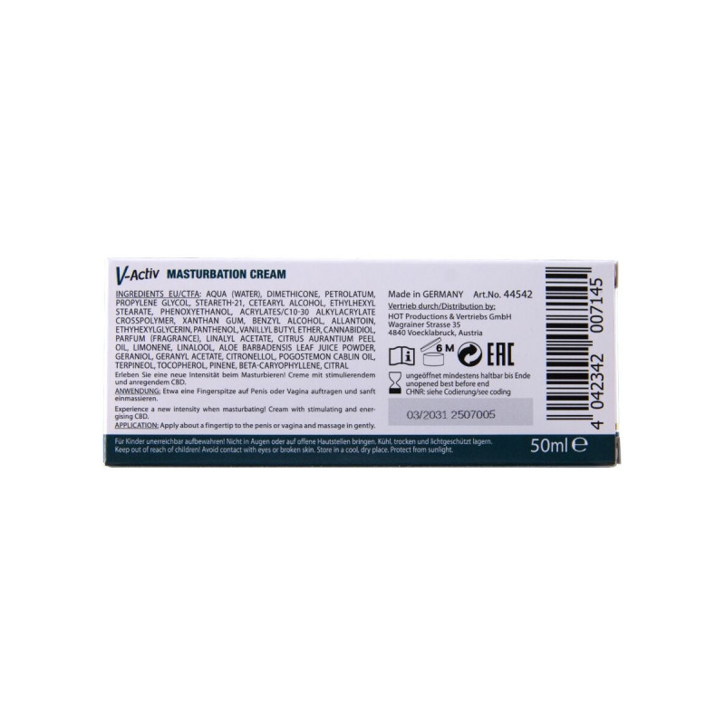 HOT - MASTURBATIONSCREME MIT CBD UNISEX 100ML - CBD-basierte Serie