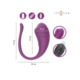 Intense - Olivia Huevo Vibrador Morado Control Remoto | Vybes.it