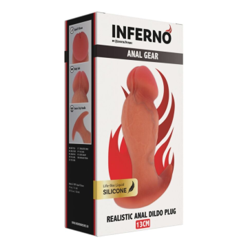 HIDDEN DESIRE - INFERNO PLUG ANAL REALÍSTICO 13 CM