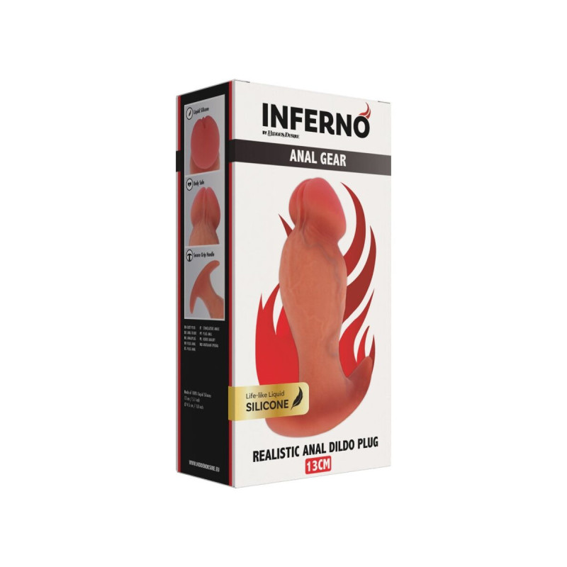 Hidden Desire - Inferno Plug Anal Réaliste Inferno 13 Cm | Vybes.it