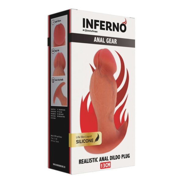 HIDDEN DESIRE - INFERNO PLUG ANAL REALÍSTICO 13 CM
