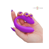 Intense - Nora Estimulador De Pinza Con Vibración Morado | Vybes.it