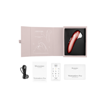 Womanizer - Pro Vibrant Estimulador De Clítoris Burdeos | Vybes.it