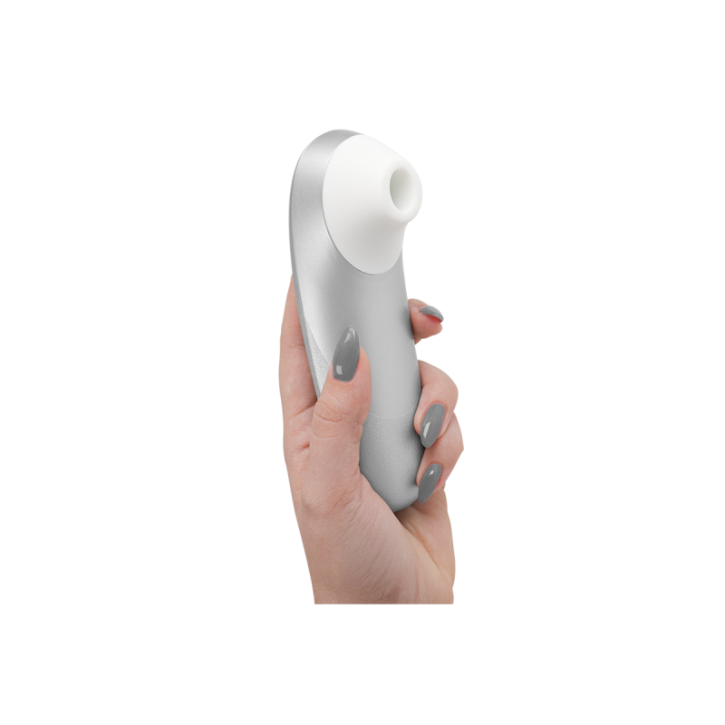 Womanizer - Stimulateur Clitorial Vibrant Pro Gris Argenté |