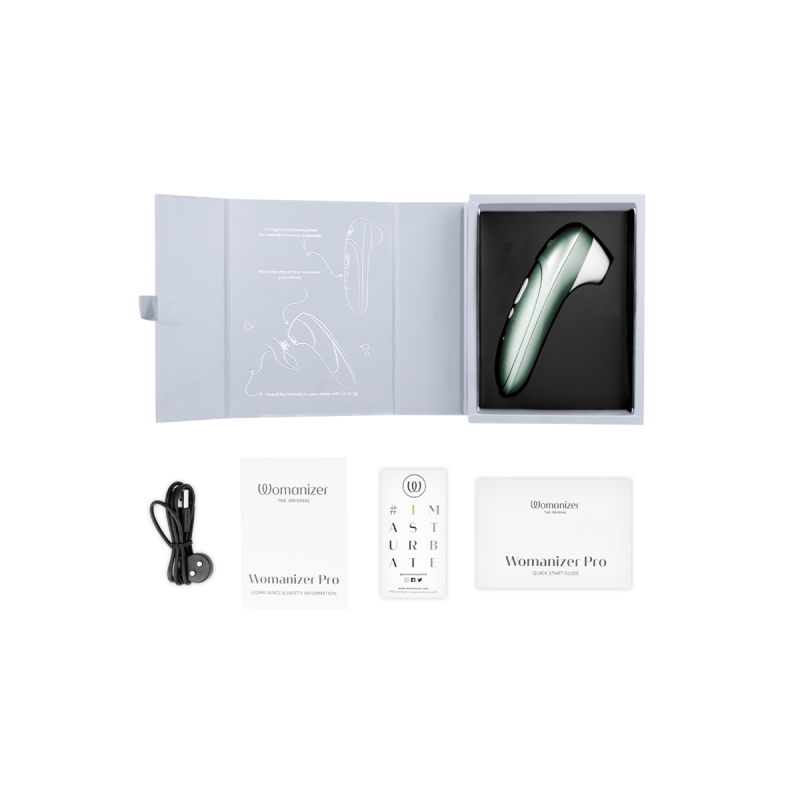 Womanizer - Pro Vibrant Klitoralstimulator Salbeigrün | Vybes.it