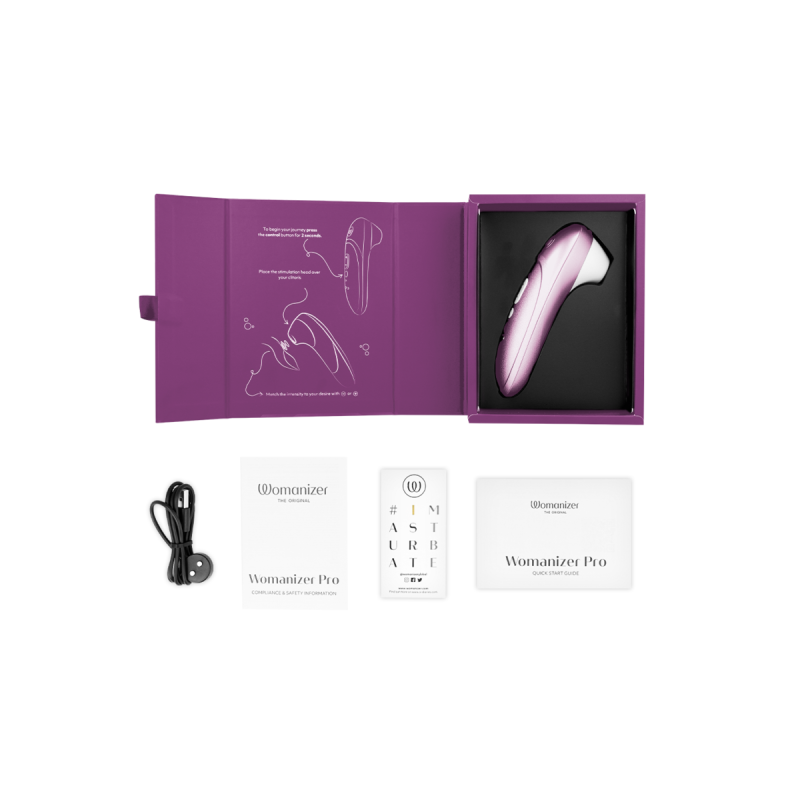 Womanizer - Pro Vibrant Estimulador De Clítoris Lila | Vybes.it