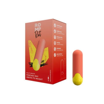 ROMP - RIOT MULTIFUNKTIONS-VIBRATIONSKUGEL ORANGE + GELB - Vibrierend…
