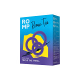 ROMP - REMIX TRIO SET DI 3 ANELLI PER PENE IN SILICONE VIOLA - Cockri…