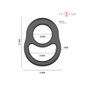 INTENSE - RICHARD DOUBLE PENIS RING MODEL 1 - INTENSE FOR HIM - Cockr…