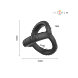 INTENSE - JOHN ADJUSTABLE TRIPLE PENIS RING MODEL 4 - INTENSE FOR HIM…
