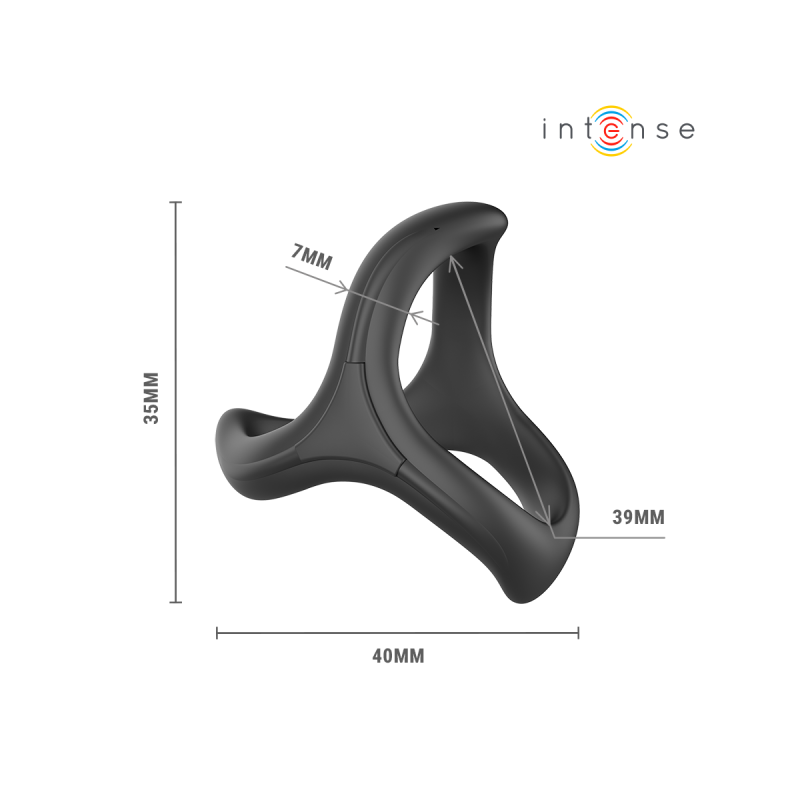 INTENSE - ALFIE ANELLO PER PENE TRIPLO REGOLABILE MODELLO 6 - INTENSE…