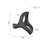 INTENSE - ALFIE ANELLO PER PENE TRIPLO REGOLABILE MODELLO 6 - INTENSE…
