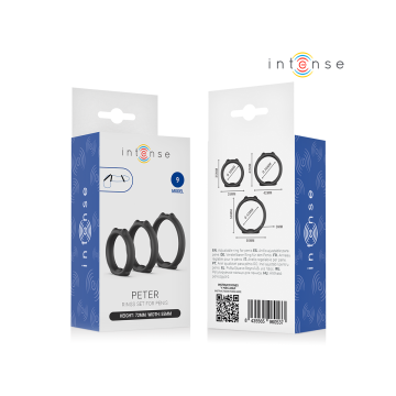 INTENSE - PETER SET DI 3 ANELLI PER PENE MODELLO 9 - INTENSE FOR HIM…