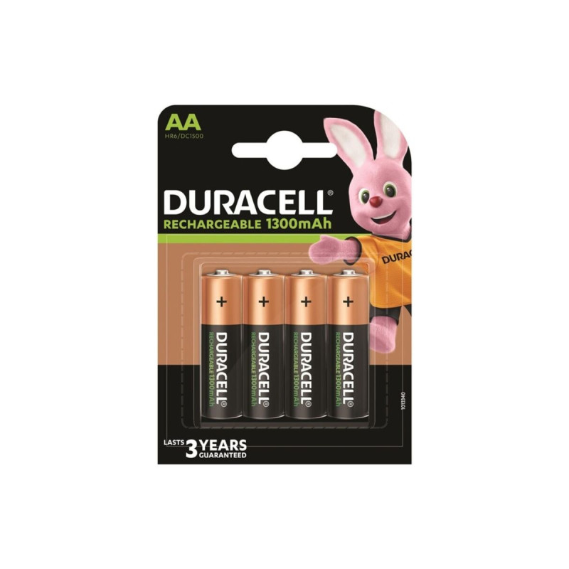 DURACELL - BATTERIE RECHARGEABLE HR6 AA 1300mAh 4 UNIT? - Piles recha…