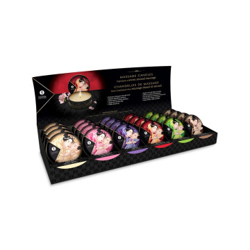 Shunga - Mini Caress By Candlelight Espositore Candele Da Massaggio
