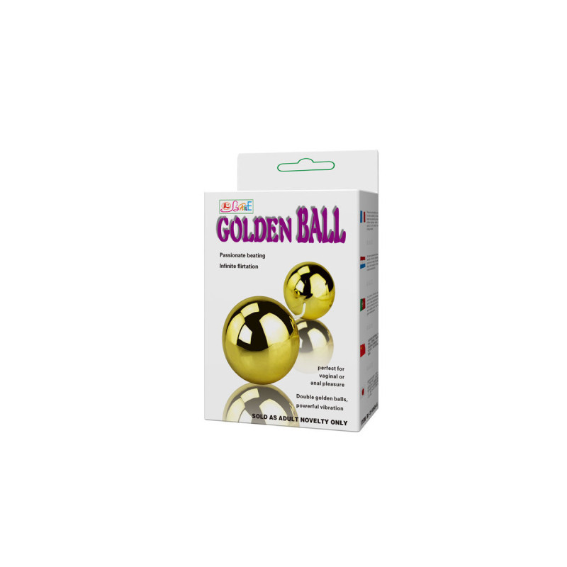 BAILE - GOLDENER VIBRATOR MIT CHINESISCHEN BLLEN - BAILE STIMULATING…