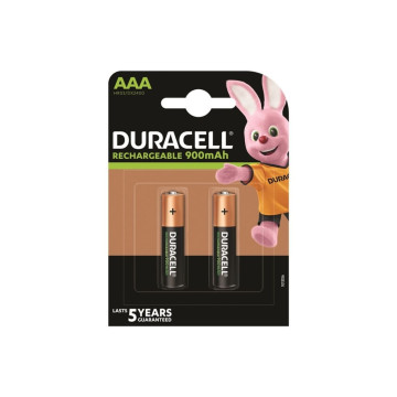 DURACELL - RECHARGEABLE BATTERY HR03 AAA 900mAh 2 UNIT - Rechargeable…
