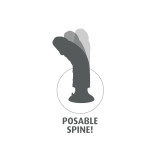 KING COCK - DILDO VIBRADOR 15.24 CM NATURAL