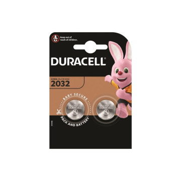 DURACELL - BATTERIA BOTTONE LITIO CR2032 3V 2 UNIT - Batterie alcaline