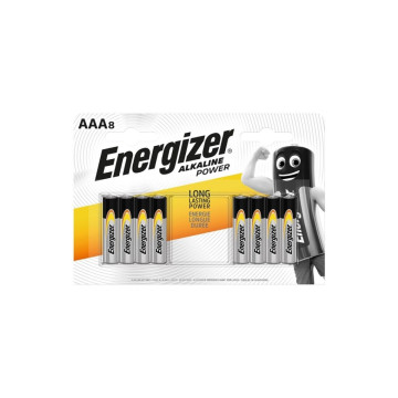 ENERGIZER - ALKALINE BATTERIE POWER AAA LR03 8 EINHEIT - Alkali-Batte…