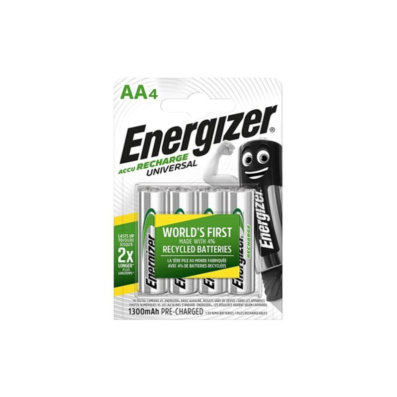 ENERGIZER - UNIVERSAL WIEDERAUFLADBARE BATTERIE HR6 AA 1300 mAh 4 EIN…
