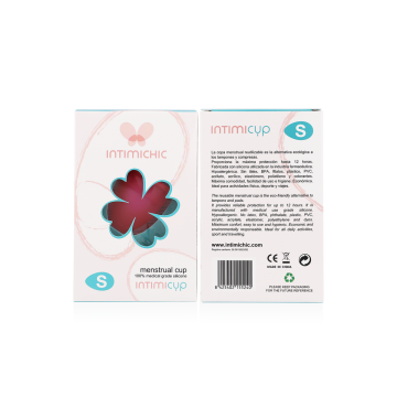 INTIMICHIC - MENSTRUAL CUP MEDIZINISCHES SILIKON - GRÖSSE S - Vaginal…