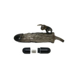 Baile - Brave Man Penis Cover With Rabbit Black 16.5 Cm | Vybes.it