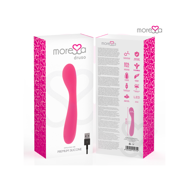 Moressa - Druso Masajeador Duo Punto G Y Suero Pelvico Premium