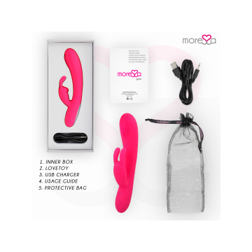 Moressa - Gino Tickling Vaginal Premium Silicone Recargable |