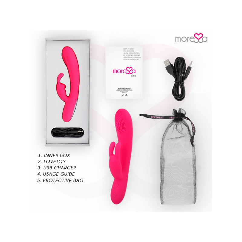Moressa - Gino Tickling Vaginal Premium Silicone Recargable |