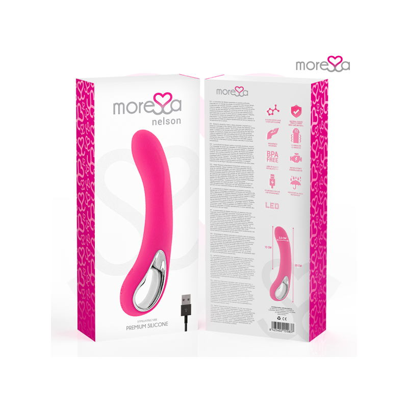 Moressa - Nelson Masajeador Punto G Premium Silicone Recargable |