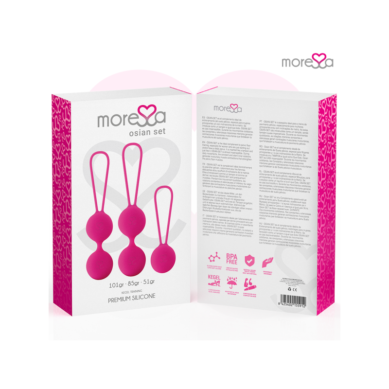 Moressa - Osian Set Premium Silicona Rosa (Osian One - 51 G | Osian