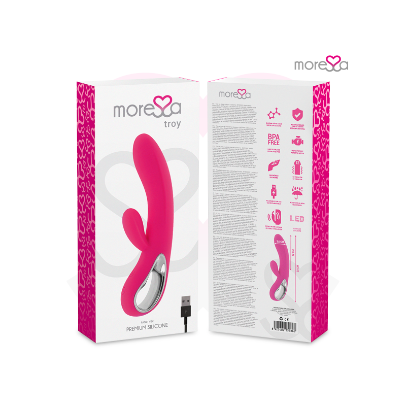 Moressa - Troy Masajeador Punto G Y Clitoris Premium Silicone