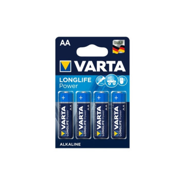 VARTA - LONGLIFE POWER ALKALIBATTERIE AA LR6 4 EINHEIT - Alkali-Batte…