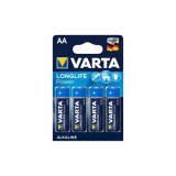 VARTA - LONGLIFE POWER ALKALINE BATTERY AA LR6 4 UNIT - Alkaline Batt…
