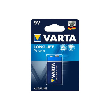 VARTA - LONGLIFE POWER BATTERIA ALCALINA 9V LR61 1 UNITÀ - Batterie a…