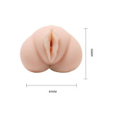 Crazy Bull - Masturbador Water Skin Vagina Con Balas Vibradoras |