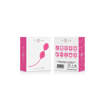 INTENSE - KARMY FIT KEGEL SILIKON FUCHSIA - INTENSE HEALTH KEGEL - Si…