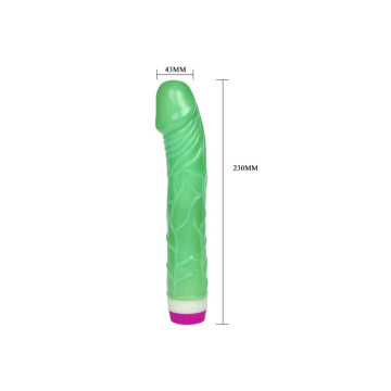 Baile - Wellen Des Vergnügens Vibrator 23 Cm Grün | Vybes.it