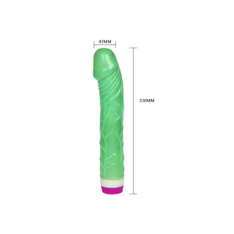 Baile - Wellen Des Vergnügens Vibrator 23 Cm Grün | Vybes.it