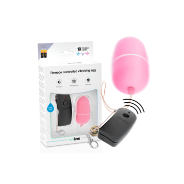 Online - Huevo Vibrador Con Mando Control Remoto Rosa | Vybes.it