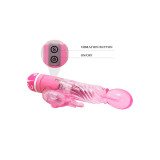 Baile - Vibrador Multivelocidad Con Estimulador Rosa | Vybes.it