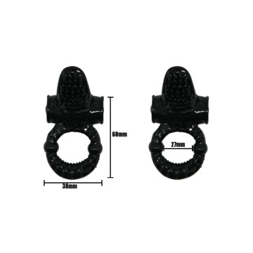 Baile - Sweet Ring Anillo Vibrador Con Rabbit Texturado | Vybes.it