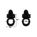 Baile - Sweet Ring Anillo Vibrador Con Rabbit Texturado | Vybes.it
