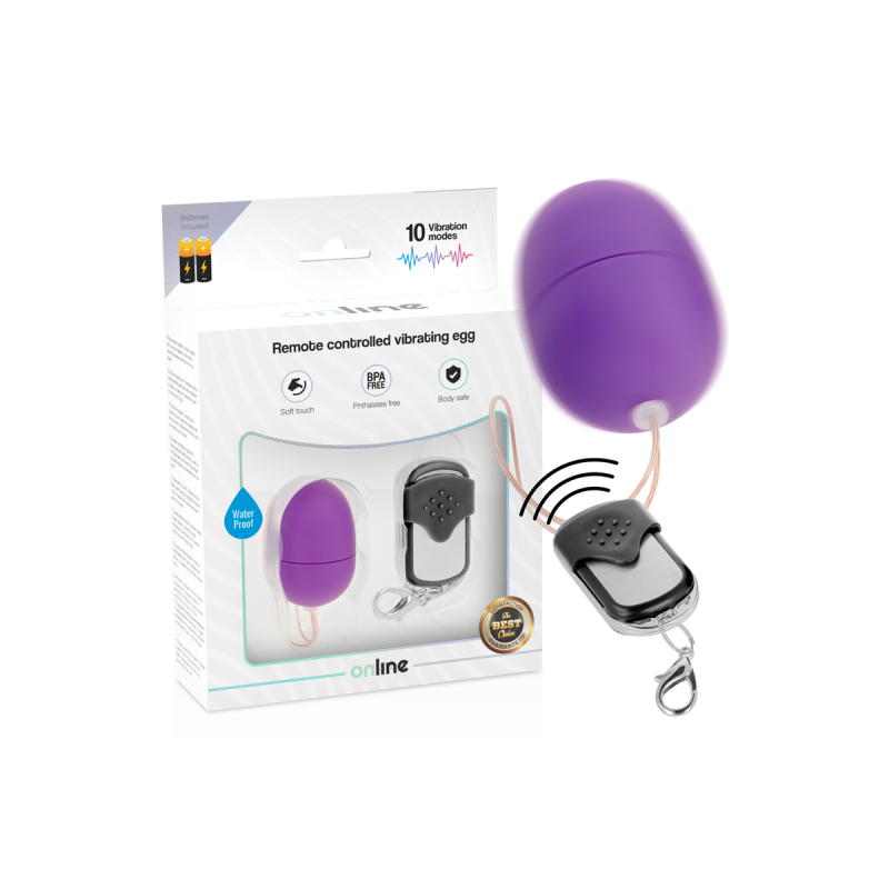Online - Oeuf Vibrant Télécommande S Lilas | Vybes.it