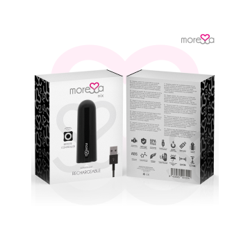 Moressa - Nix Vibrateur Télécommande Noir | Vybes.it