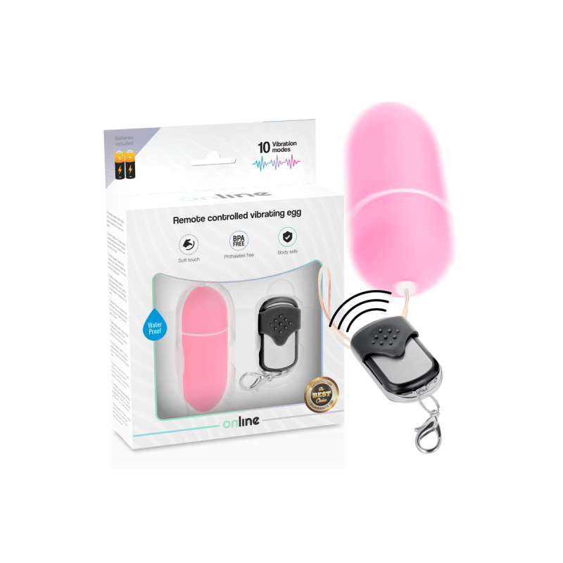 Online - Huevo Vibrador Control Remoto L Rosa | Vybes.it